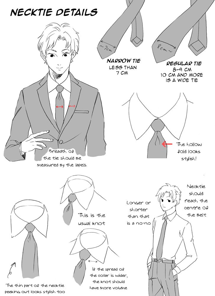 the instructions for how to tie a necktie in different directions, with pictures on each side