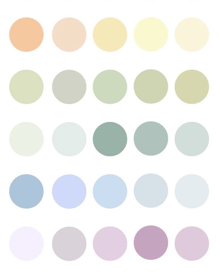 the color palette is shown with different colors