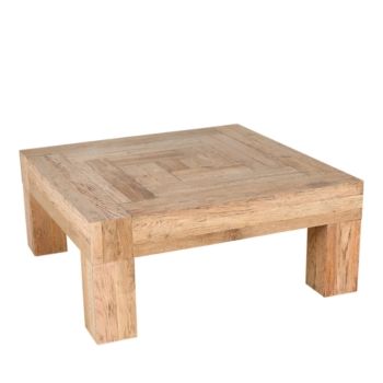 Evander Coffee Table Reclaimed Wood End Table, Rustic Wood Coffee Table, Side Table For Living Room, Coffee Table Furniture, Veneer Panels, Reclaimed Wood Coffee Table, Home Coffee Tables, Table For Living Room, Reclaimed Oak