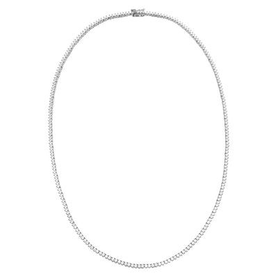 Adina Eden Tennis Choker | Adina Eden's Jewels Elegant White Gold Chain Necklace For Everyday Luxury, Elegant Everyday White Gold Chain Necklace, Timeless White Gold Chain Necklace For Formal Occasions, Timeless White Gold Chain Necklace For Formal Events, Timeless Chain Necklace With Diamond Accents, Elegant Everyday Luxury White Gold Chain Necklace, Elegant White Gold Chain Necklace, Elegant Everyday Chain Necklace With Diamond Accents, Classic Clavicle Chain Necklace For Evening