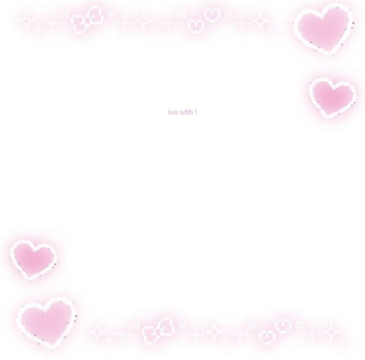 pink hearts are arranged in the shape of a frame on a white background with space for text