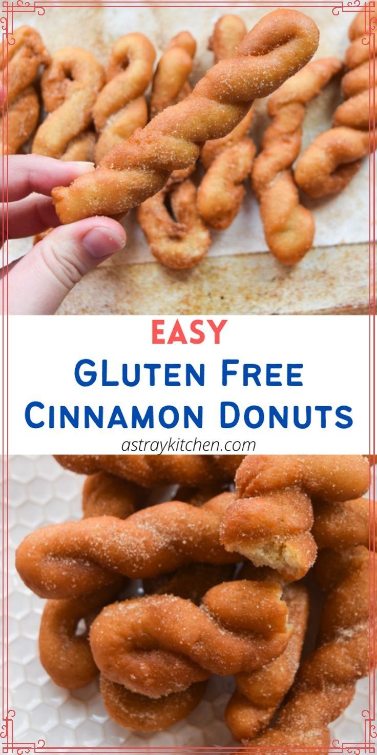 an easy gluten free cinnamon donuts recipe that is perfect for breakfast or brunch