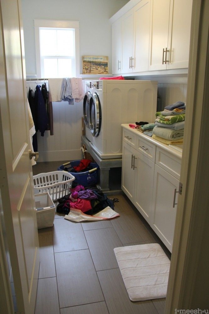 the laundry room is clean and ready for us to use