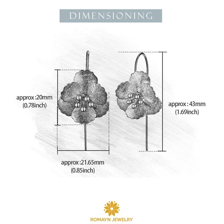 💎 For Size And Item Specifications Please Refer To The Images. ✅ 💎 Material: Solid 925 Sterling Silver (Free of Lead & Cadmium) ✅💎 Plating: 18K Gold ✅💎 Earring Dimensions (L x W): Approx 46 x 23 mm ✅✨✨✨ Handle 925 Sterling Silver With Care As It Is A Delicate Material. ✅▂▂▂▂▂▂▂▂▂▂▂▂▂▂▂▂▂▂▂▂▂▂▂▂▂▂▂❏ WHY BUY THIS UNIQUE HANDMADE JEWELRY?✨ Made With Genuine Solid 925 Sterling Silver & 18K Gold. ✅✨ Completely Free Of Lead And Cadmium. ✅✨ Includes An Authenticity Certificate. ✅✨ Packaged In An El Elegant Round Brass Flower Earrings, Silver Flower-shaped Brass Earrings, Silver Brass Flower Earrings, Pierced, Silver Pierced Brass Flower Earrings, Silver Pierced Flower Earrings In Brass, Silver Flower Earrings In Brass, Silver Elegant Flower Earrings In Brass, Elegant Silver Flower Earrings In Brass, Silver Brass Flower-shaped Earrings