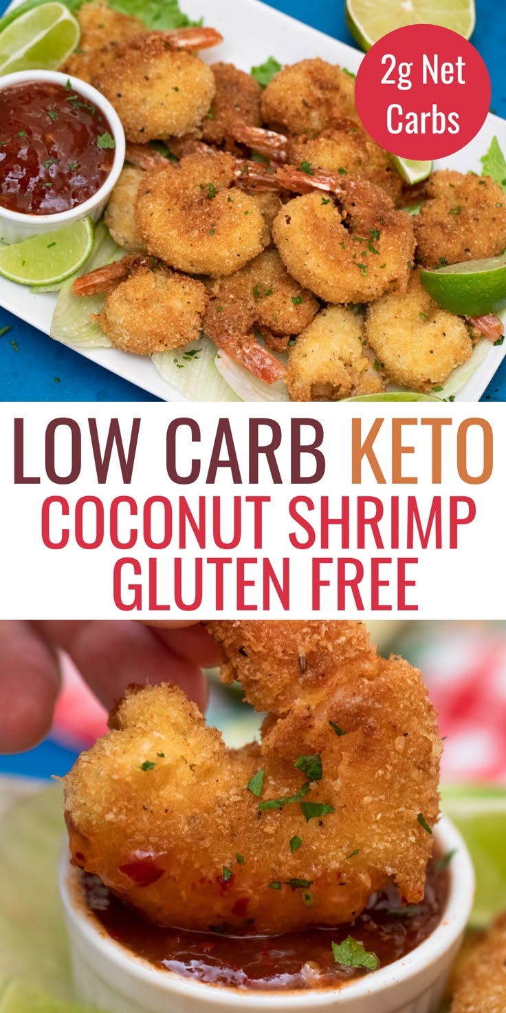 low carb keto coconut shrimp gluten free