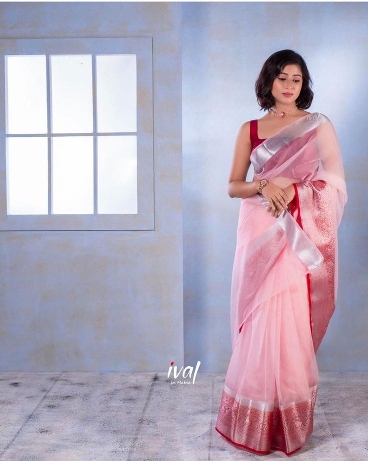 #saree #sareelove #sareestyle #sareeindia #sareelover #sareelovers #sareedraping #sareefashion #sareeinspiration #sareesofinstagram #banarasi #banarasiya #banarasisilk #banarasifabric #banarasisilksarees #ethnic #ethnic #ethnicwear #ethnicchic #ethniclook #ethnicstudies #ethnicfashion #EthnicElegance #ethnicearrings #EthnicCleansing #ethnicwearonline #ethniccollection Pink Saree Blouse Combination, Saree Blouse Combination, Light Pink Saree, Pink Saree Blouse, Soft Saree, India Saree, Ethnic Sarees, Royal Look, Silk Set