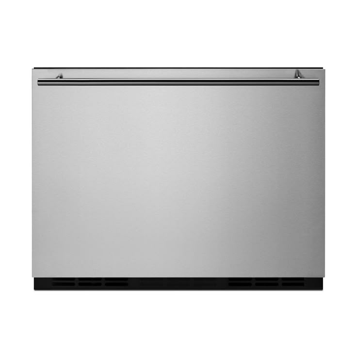 a stainless steel dishwasher on a white background