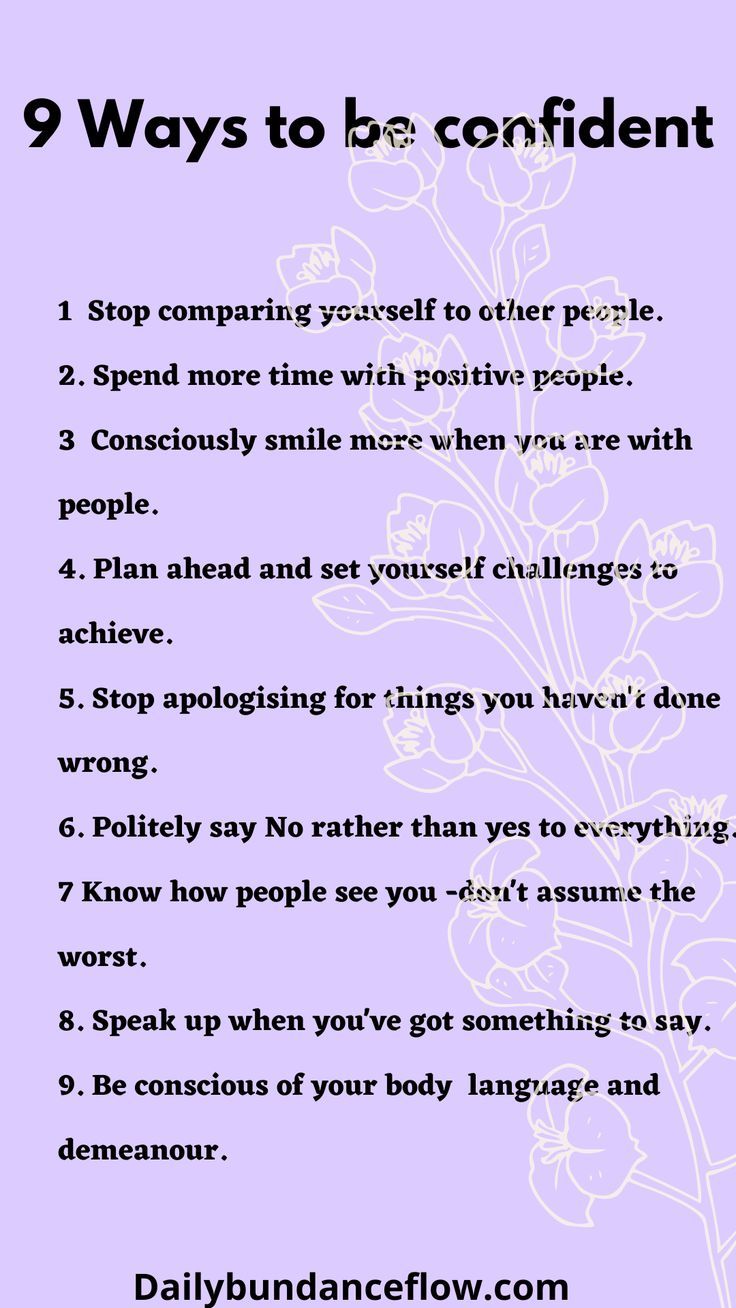 How to be more confident in yourself How To Become Business Minded, How To Have Confidence Tips, Tips For Being Confident, How To Look Confident Tips, Steps To Working On Yourself, To Be Confident In Yourself, Confident Affirmations Self Esteem, Tips To Be Confident, Tips To Be Beautiful