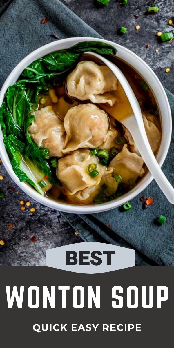 the best wonton soup quick and easy recipe