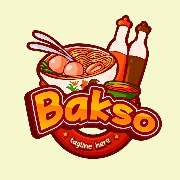 the logo for bakso, a chinese restaurant in new york's chinatown