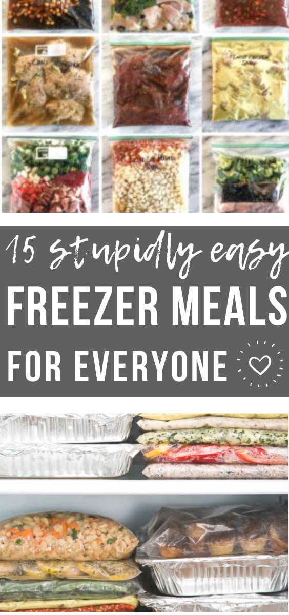 freezer meals for everyone to enjoy