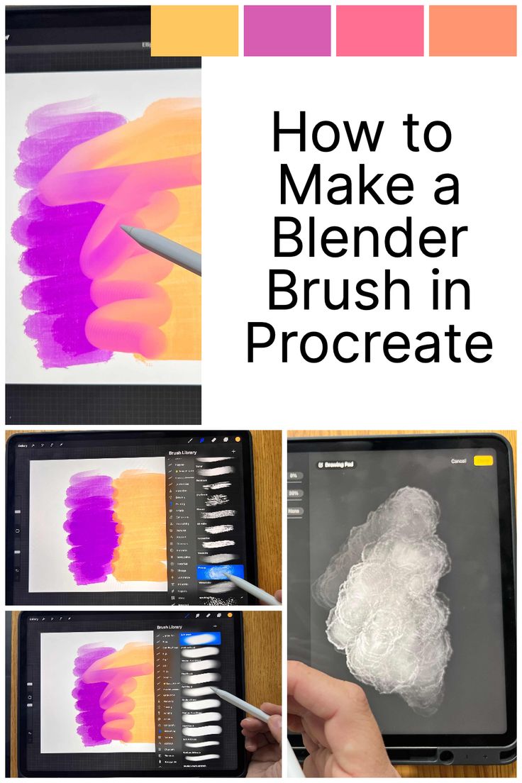 how to make a blender brush in procreate with photoshopped images