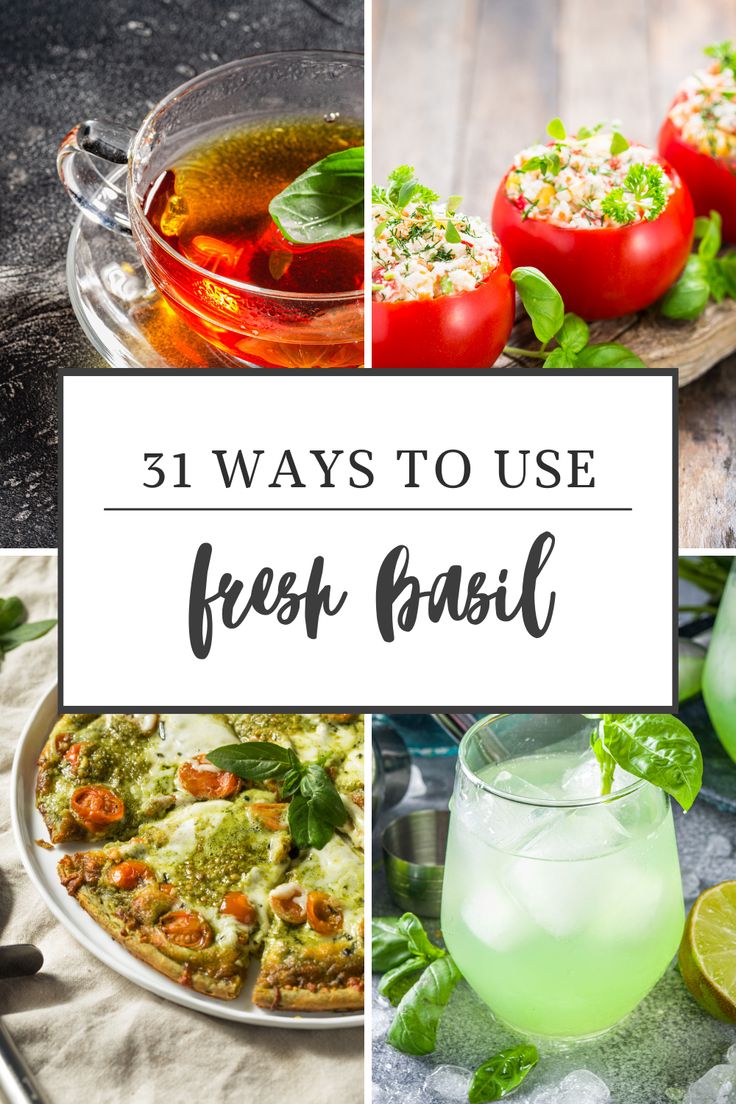 fresh basil is the perfect way to use fresh basil for drinks and desserts here are some easy ways to use fresh basil