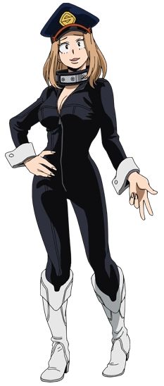 an anime character is dressed in black and white