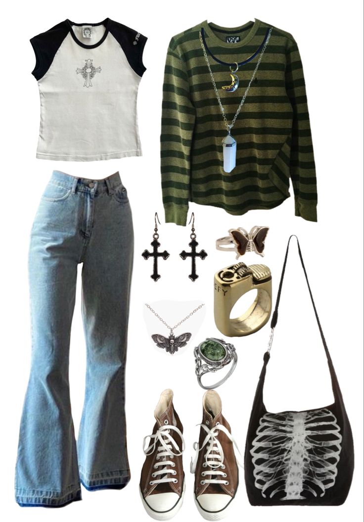 Street Grunge Outfits, Fall Fairy Grunge Outfits, 2022 Casual Outfits, Grunge Y2k Aesthetic, Mode Hippie, Outfits Retro, Grunge Y2k, Swaggy Outfits, Fairy Grunge