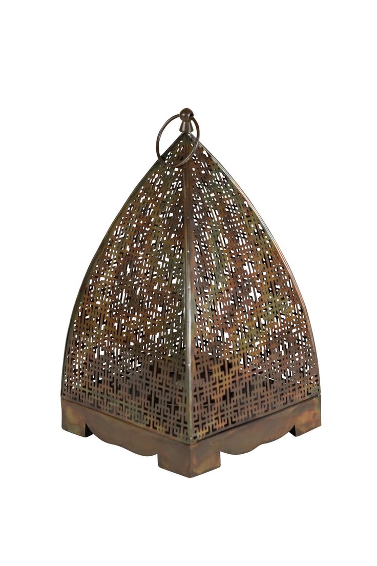 Chatushkosh Antique Copper Lantern - Ten Thousand Villages Patio Steps, Copper Lantern, Easy Candles, Candle Wall Decor, Sustainable Kitchen, Patio Planters, Outdoor Planters, Tea Accessories, Summer 2023