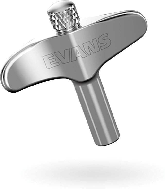 the evans logo is on top of a metal object