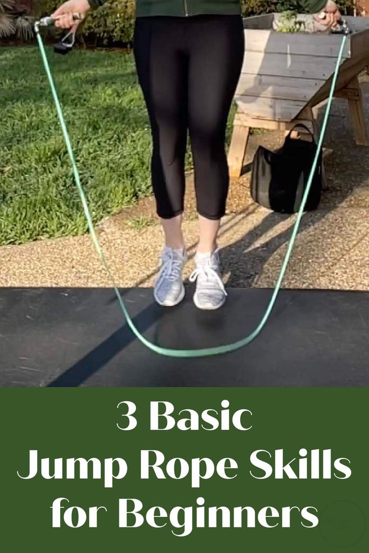 a woman jumping rope skills for beginners