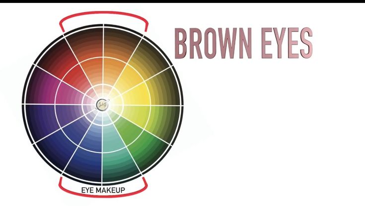 Eye Looks For Brown Eyes, Color Wheel Brown, Colour Wheel Theory, Eye Makeup For Brown Eyes, Makeup Color Wheel, Roofing Colors, 2021 Makeup, Eye Tricks, Brown Eyes Makeup