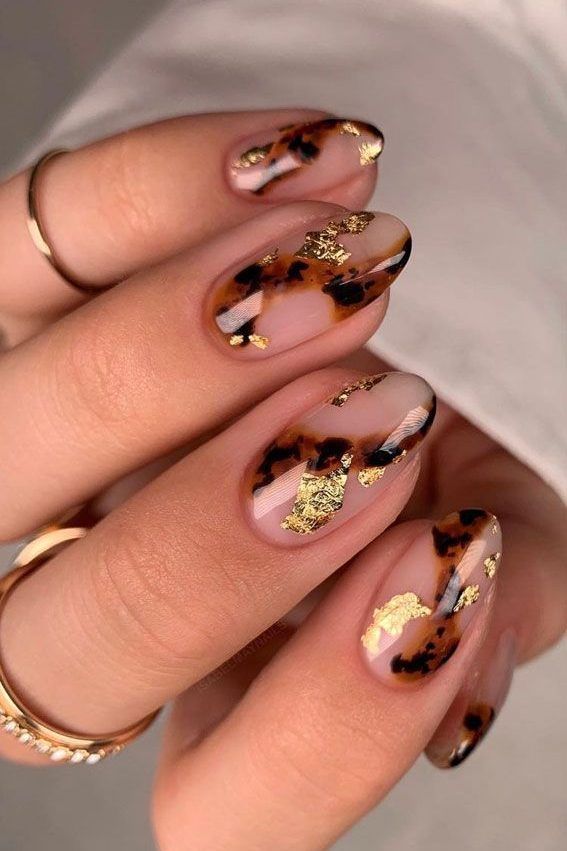 Tortoise Shell Nail Art Most Beautiful Nail Designs, Elegant Nail, Elegant Nail Art, Fall Nail Trends, October Nails, Print Nails, Beautiful Nail Designs, Minimalist Nails, Nail Art Ideas