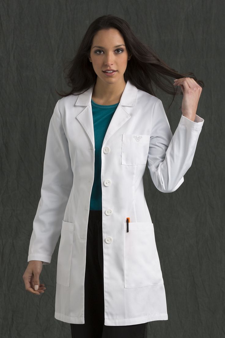 Lab Coat Fashion, Doctor White Coat, Women's Lab Coat, Med Couture Scrubs, White Lab Coat, Healthcare Uniforms, Medical Fashion, Doctor Outfit, Scrubs Outfit