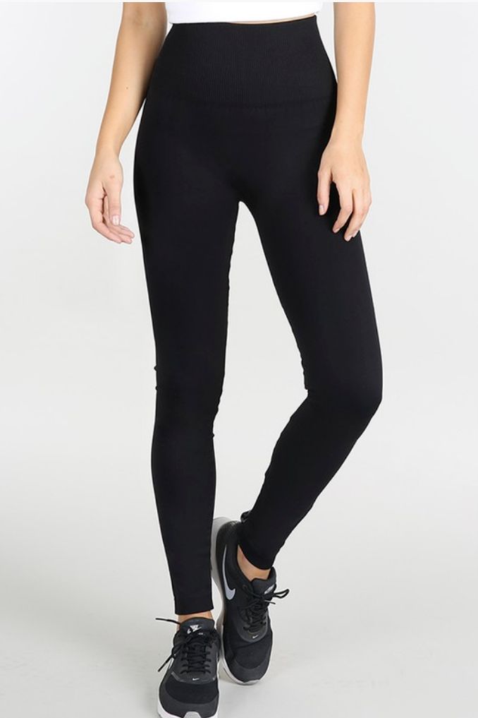 Niki High Waist Band Black Leggings. These leggings are a high quality opaque black legging featuring a high waist band that will hold everything in! We love these!!! One Size 92% Nylon, 8% Spandex Made in USA Basic Leggings, Running Leggings, Seamless Leggings, Waist Band, High Waisted Leggings, How To Feel Beautiful, Black Leggings, Made In Usa, Black Jeans