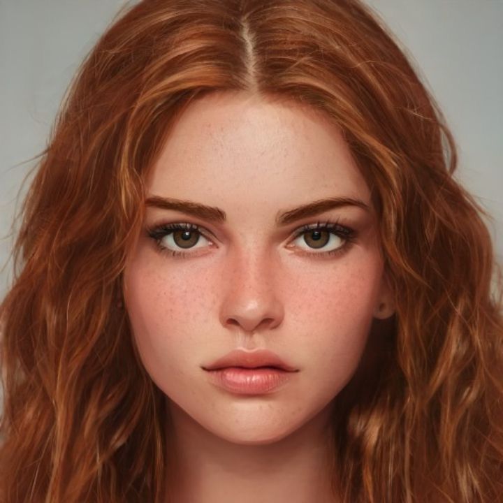 Red Hair Brown Eyes, Artbreeder Girl, Shifting Face, Artbreeder Portraits, Character Inspiration Girl, Art Breeder, Dr Face, Character Faces, Ginger Girls