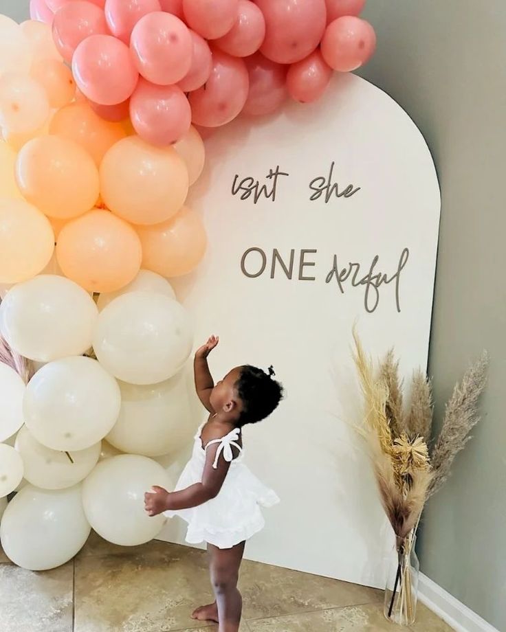 Isn’t She One Derful Birthday, One Derful First Birthday Girl, Girls Just Wanna Be One Birthday, Isn't She Onederful Birthday, First Birthday Girl, Happy First Birthday, 1st Birthday Themes, 1st Bday Party, 1st Bday Ideas