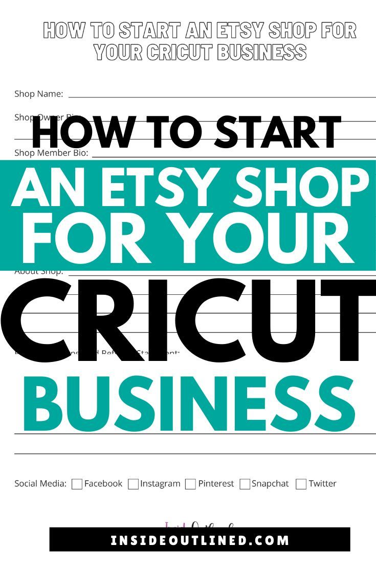 how to start an etsy shop for your cricut business infographicline com