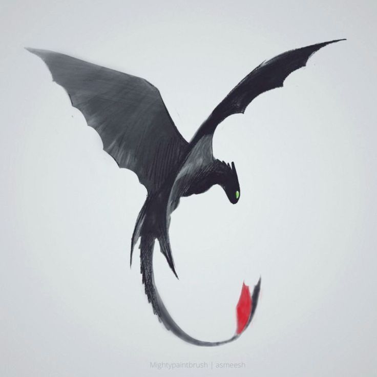 a black and red dragon flying through the sky