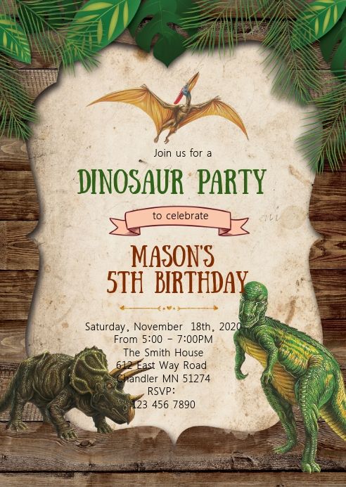 an image of dinosaur birthday party