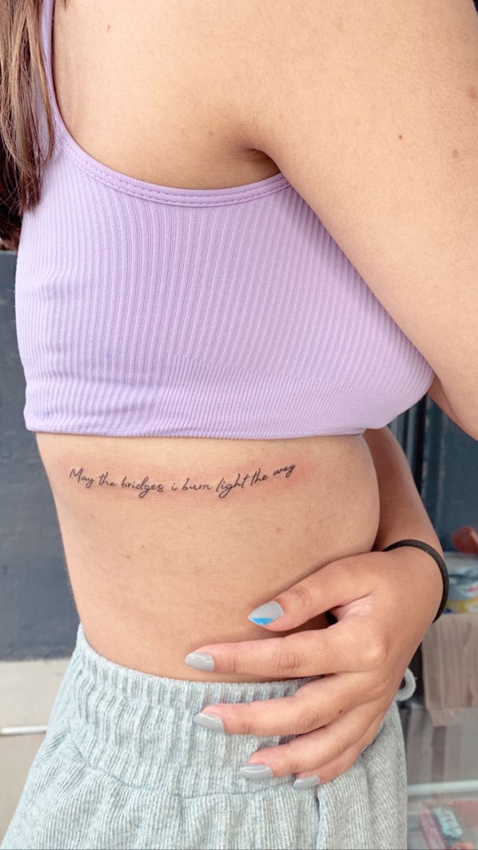 a woman's stomach with the words, may not begin to light it up