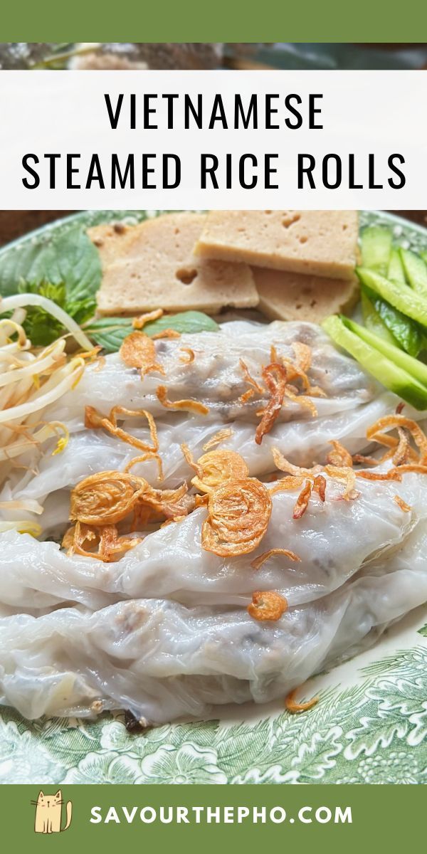 Vietnamese steamed rice rolls (Bánh Cuốn) Banh Cuon Recipe, Pork And Mushrooms, Steamed Rice Rolls, Fresh Spring Rolls Recipe, Korean Bulgogi, Vietnamese Rice, Rice Rolls, Fresh Spring Rolls, Minced Pork