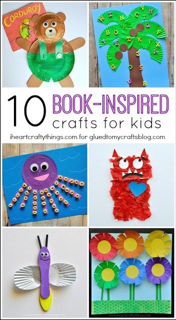 the top ten books inspired crafts for kids