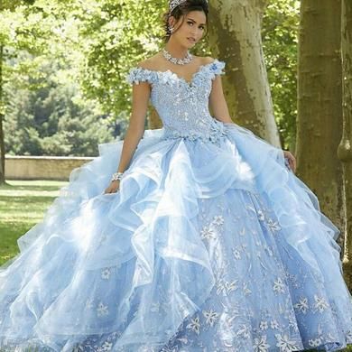 Sky Blue Quinceanera Dresses, Princess Quinceanera Dress, Off Shoulder V Neck, Quincenera Dresses, Blue Sweet 16, Quinceñera Dresses, Blue Quince, Quinceanera Dresses Blue, Pretty Quinceanera Dresses