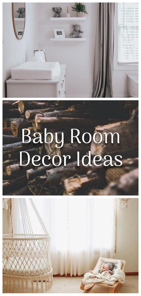 baby room decor ideas with text overlay