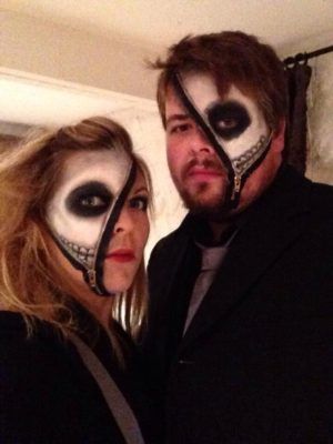 Zipper Halloween Makeup For Couples Zipper Halloween Makeup, Halloween Makeup Costume Ideas, Makeup Costume Ideas, Zipper Face Halloween, Zipper Face Makeup, Face Halloween Makeup, Halloween Makeup Costume, Zip Face, Makeup Jobs