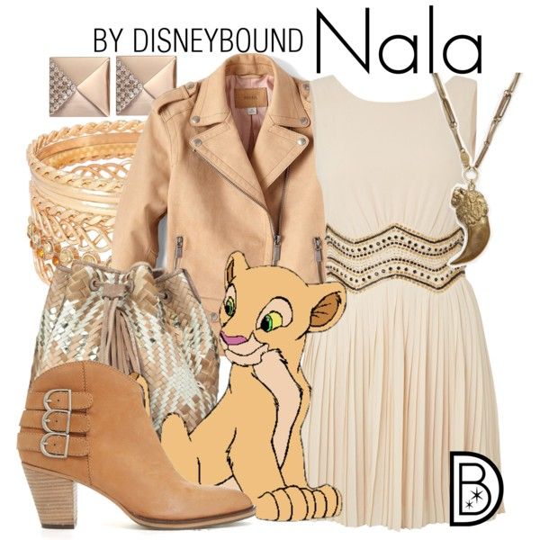 Nala by leslieakay on Polyvore featuring TFNC, FOSSIL, Barbara Bonner, Alkemie and Michael Kors Nala Dress, Disney Character Outfits, Looks Hippie, Princess Inspired Outfits, Disney Clothing, Disney Themed Outfits, Cute Disney Outfits, Movie Inspired Outfits, Disney Inspired Fashion