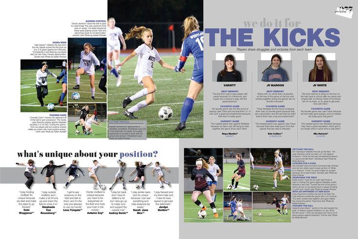 an article in the sports paper features photos of women's soccer players