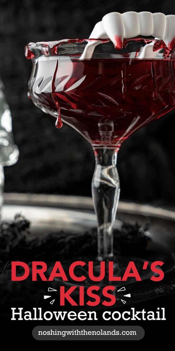 dracula's kiss halloween cocktail recipe