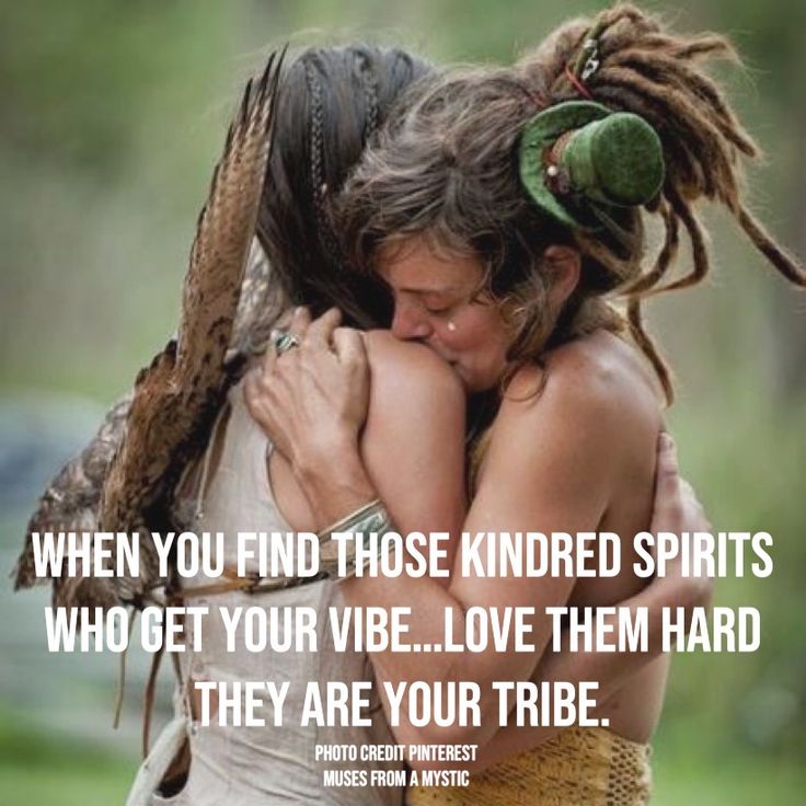 two women hugging each other with the caption when you find those kind of kind of spirits, who get your vibe love them hard