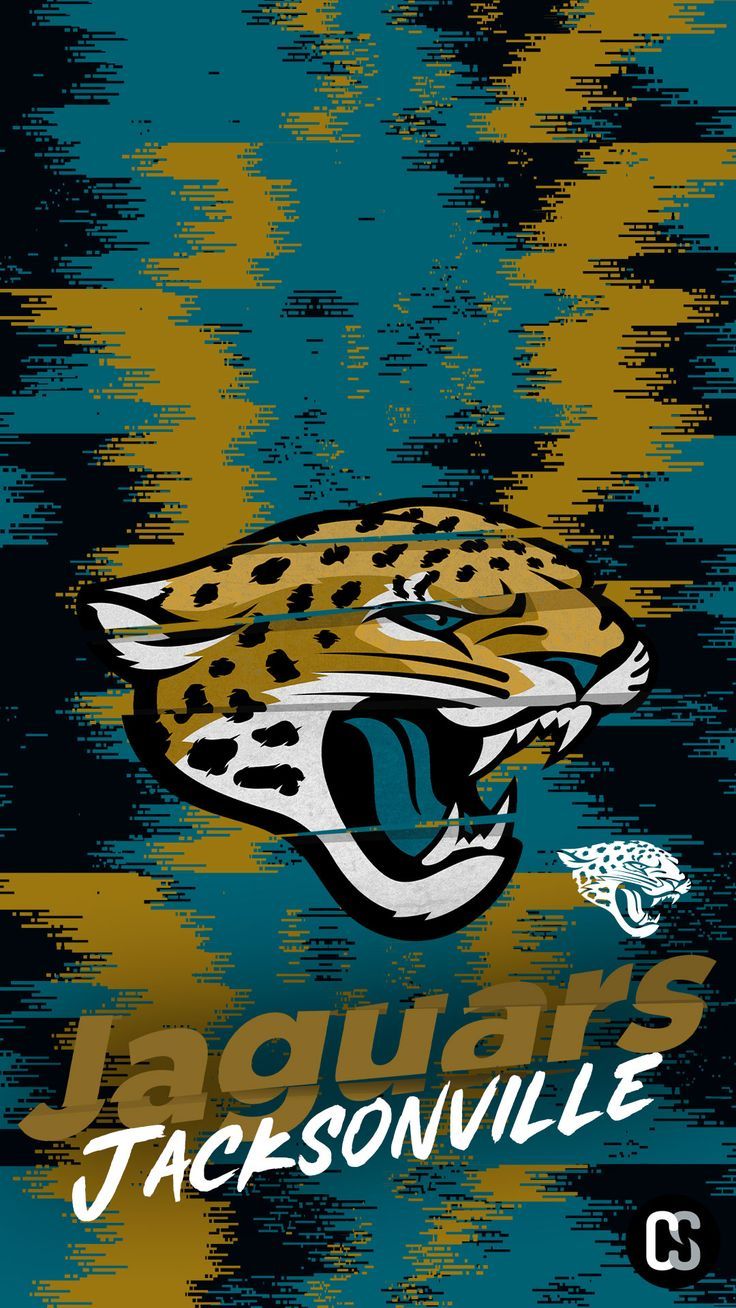 the jacksonville football team is depicted in an abstract camouflage pattern with leopards on it