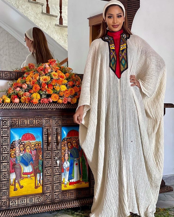 Simple Habesha Dress Handwoven Habesha Kemis Fetil Habesha Libs Eritrean Dress ሀበሻ ቀሚስ ሀበሻ ልብስ Ethiopian People, Eritrean Dress, Ethiopian Culture, Ethiopian Clothing, Habesha Dress, Ethiopian Traditional Dress, Ethiopian Dress, Habesha Kemis, Clothes For Women Over 50