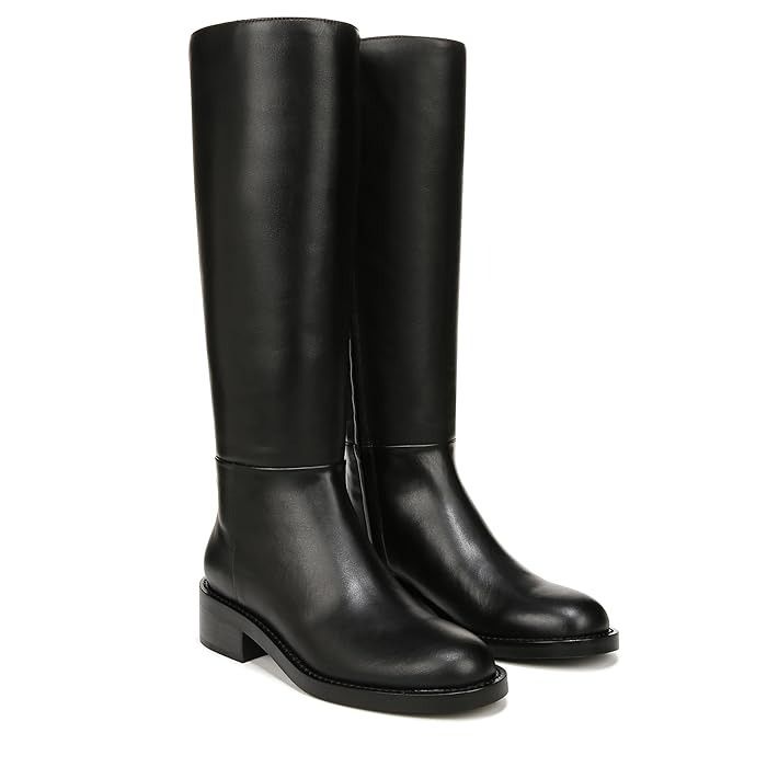 Sam Edelman Mable Knee-high Moto Boots For Work, Knee-high Wide Calf Waterproof Boots For Fall, Knee-high Moto Boots For Workwear, Medium Width Knee-high Moto Boots For Work, Knee-high Moto Boots For Work, Medium Width, Knee-high Reinforced Heel Moto Boots For Work, Knee-high Moto Boots With Reinforced Heel For Work, Classic Tall Winter Boots, High Boots With Round Toe For Work