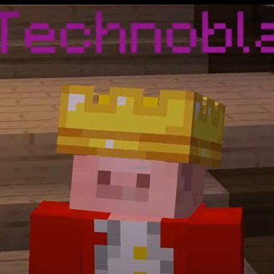 an animated image of a man with a crown on his head and the words techmobils above him