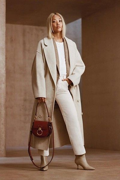 Chloe Tess Bag Outfit, Chloe Tess Bag, Vanessa Hong, Chloe Tess, Zara Looks, Classy Winter Outfits, Earthy Outfits, Bag Outfit, Winter Chic