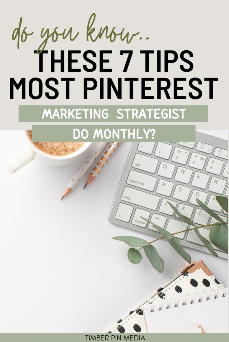 a white desk with a keyboard and cup of coffee on it that says do you know these 7 tips most pinterest?