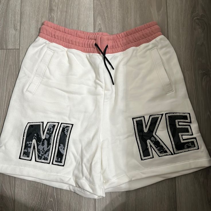 Nwt Nike Shorts. Sporty White Short Bottoms, Sporty White Short Length Bottoms, Sporty White Short-length Bottoms, White Short Athleisure Bottoms, White Short-length Athleisure Bottoms, White Short Length Athleisure Bottoms, Casual White Short Bottoms, Casual White Short Length Bottoms, White Athleisure Shorts For Spring