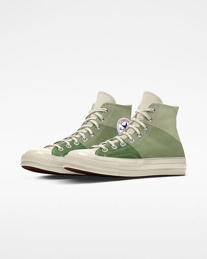 Converse By You, Patchwork Converse, Chuck Taylor Style, High Tops Shoes, Hype Shoes, Shoe Inspo, Aesthetic Shoes, Chuck 70, Swag Shoes