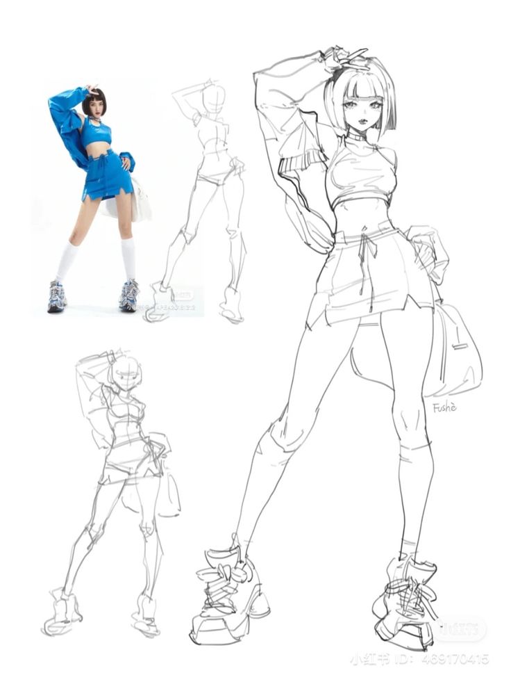 an image of some character sketches from the video game overwatching woman in blue